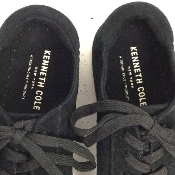 Kenneth Cole New York Kam Sky Black Skyline Suede Lace Up Fashion Sneaker 8M - Picture 6 of 14